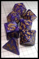 Dice : Dice - Dice Sets - Dragon Dice - Purple Swirl with Gold Numerals - Temu May 2024
